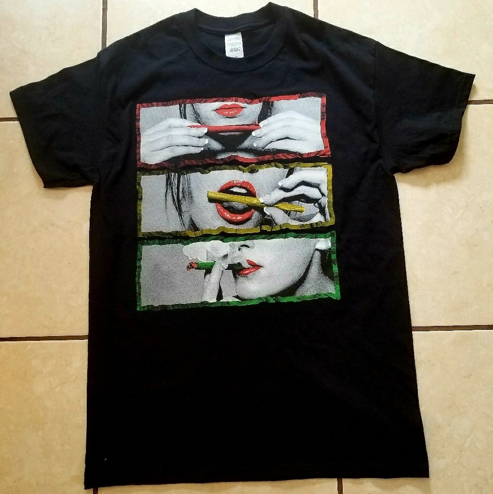 Brand New " Roll it, lick it, smoke it " Tee